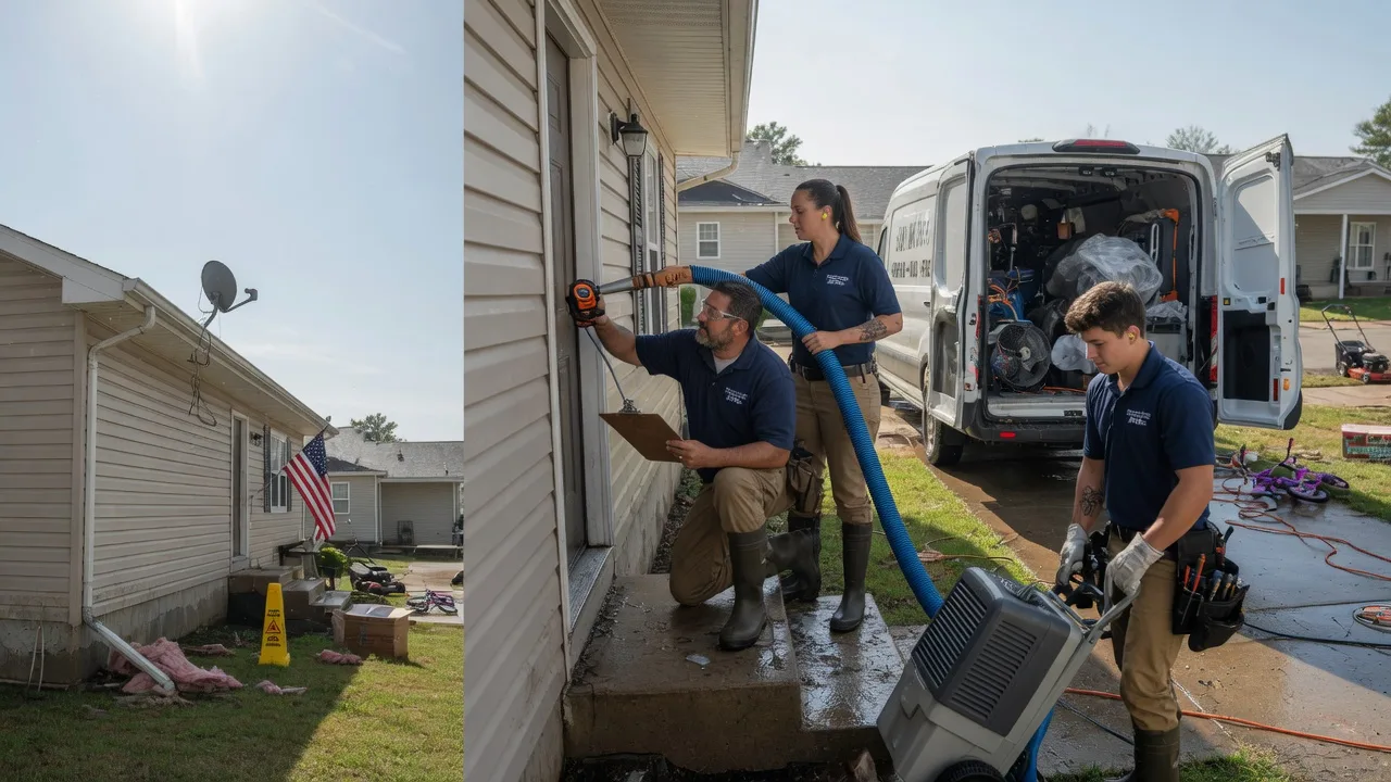 Ceiling Water Damage Restoration in Colome, SD near me